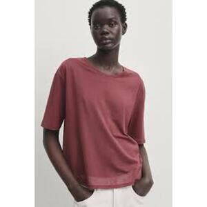 Massimo Dutti Top 100% Cotton Size Medium (6895)